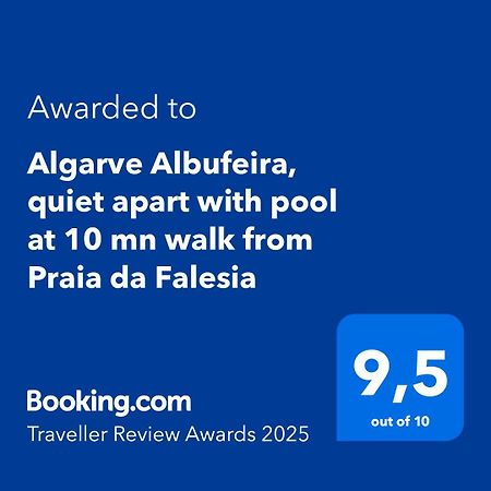 Algarve Albufeira, Quiet Apart With Pool At 10 Mn Walk From Praia Da Falesia Olhos de Agua  Zewnętrze zdjęcie
