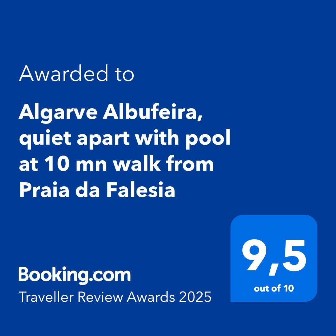 Algarve Albufeira, Quiet Apart With Pool At 10 Mn Walk From Praia Da Falesia Olhos de Agua  Zewnętrze zdjęcie